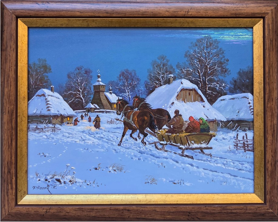 ZDZISŁAW PLISZAK 'Sanna', olej, płótno, 30x40cm
