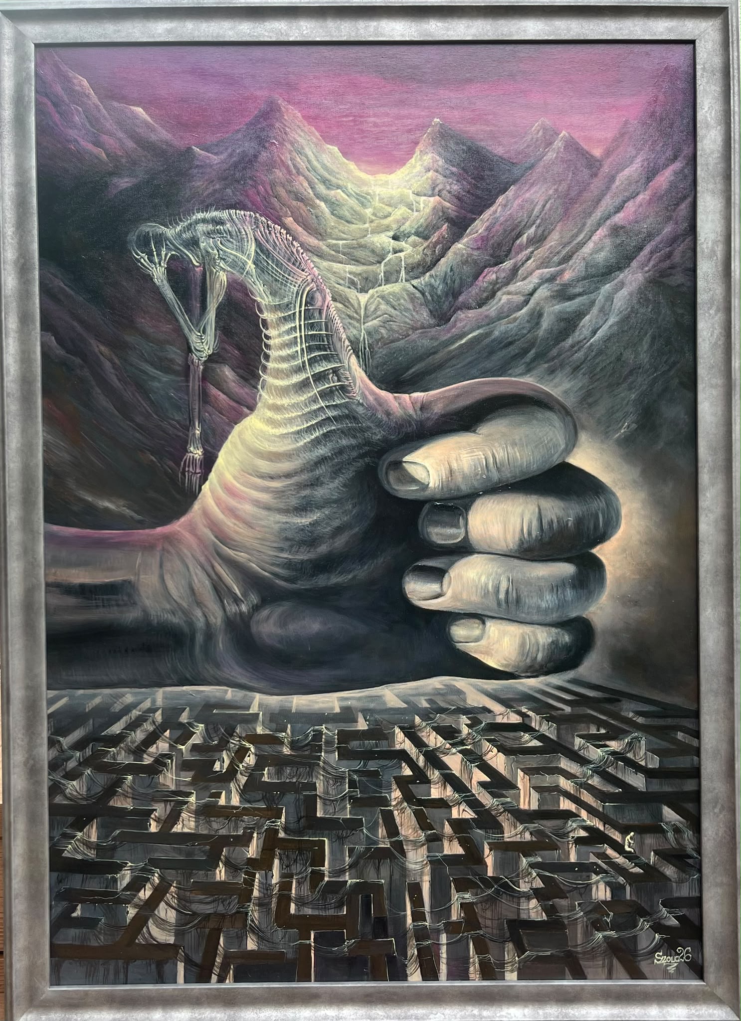 ARTUR SZOLC 'The Like' akryl, płótno, 100x70cm