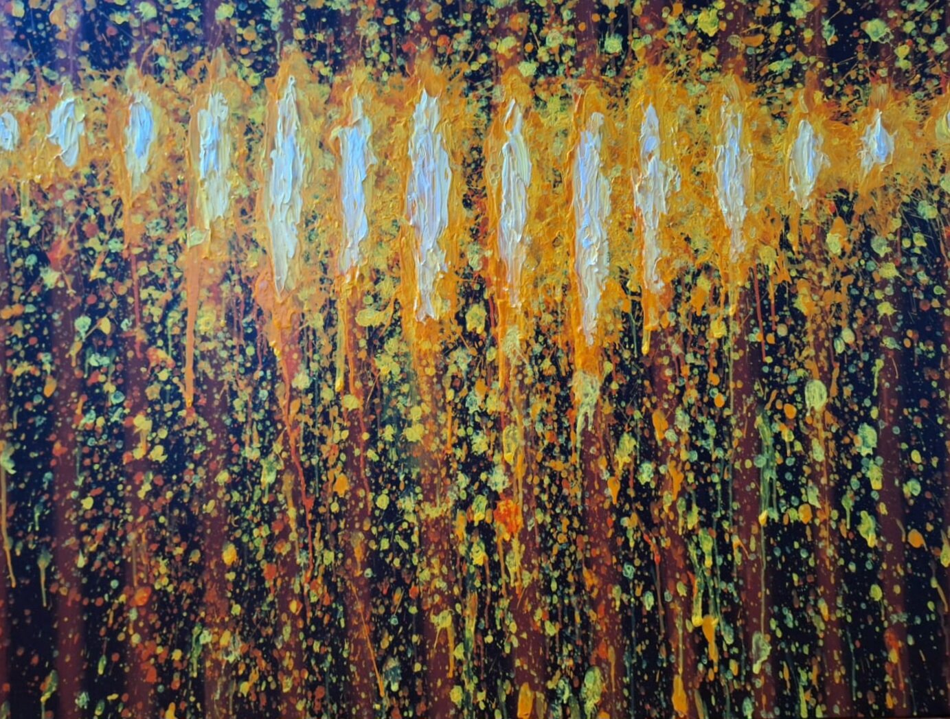 LEON TARASEWICZ 'Bez tytułu' 2023, akryl na płótnie 100x130cm